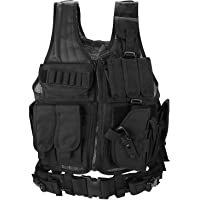 Los mejores  - ProCase Chaleco Táctico Hombre- Ropa Militar Adulto Multibolsillos para Caza Airsoft Paintball- Chaleco de Asalto…